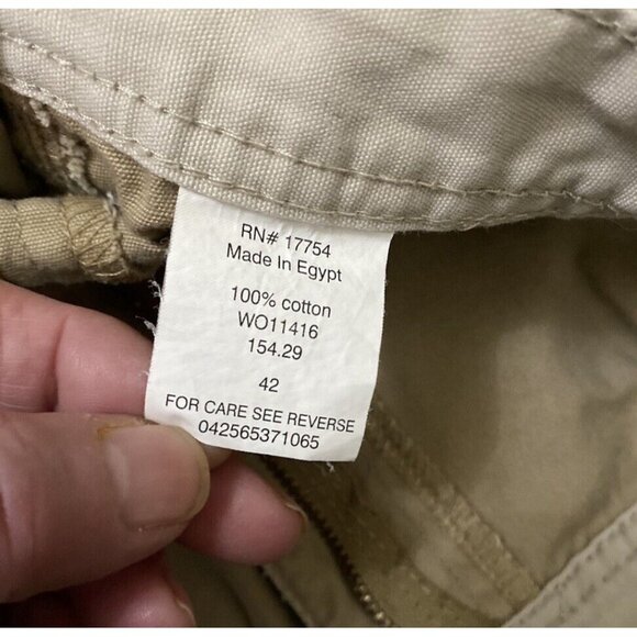 Lakin Mckey Mens Cargo Shorts Sz 40-42 Egyptian Cotton Canvas READ - Picture 5 of 12